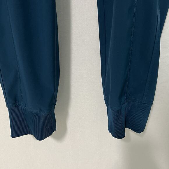 Cherokee Infinity Scrub Set Women L Caribbean Blue Top And Bottom Jogger Pant - Picture 6 of 13